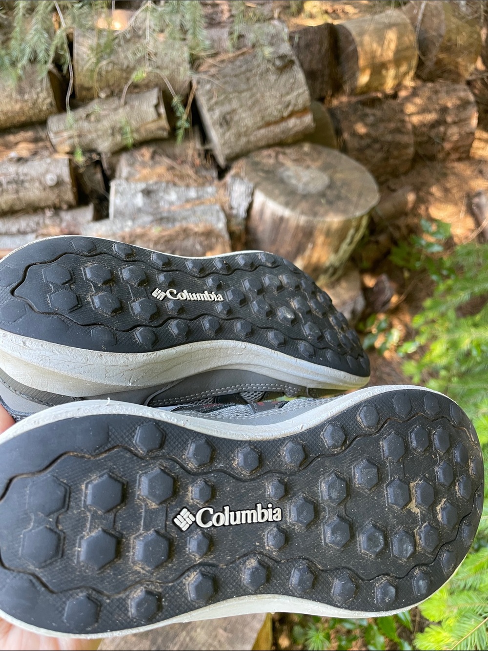Columbia kids Peakfreak Rush waterproof hiking shoes sz 1 - Picture 5 of 7